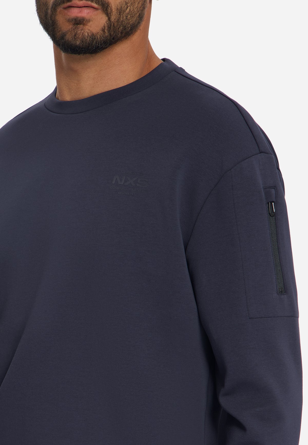 Sweater met ronde hals | Dark Night