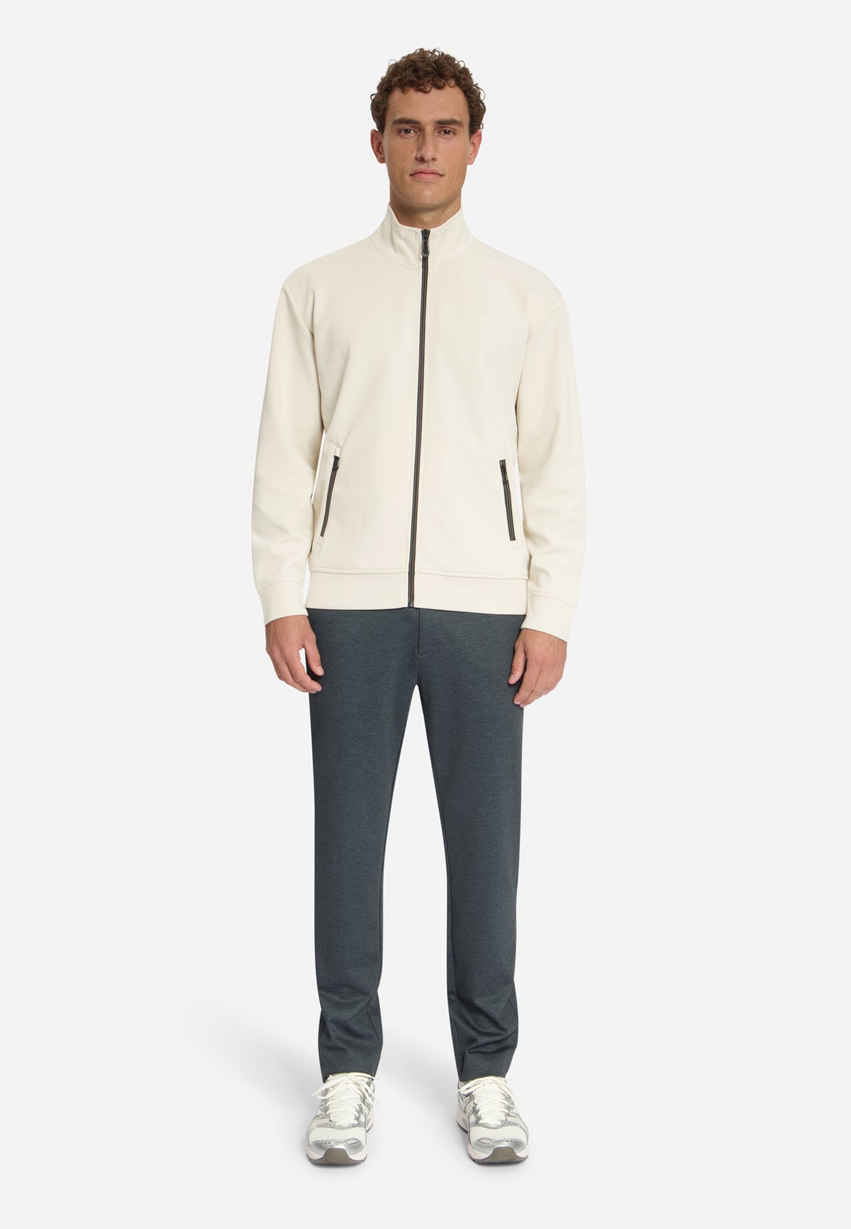 Full-Zip Sweater | Stone