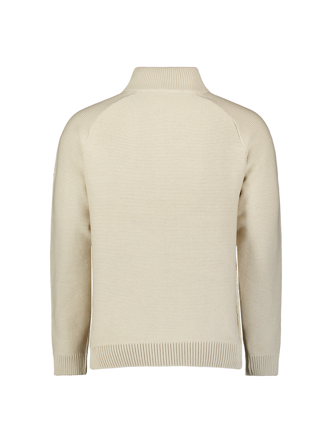Pull à demi-zip en maille torsadée | Stone