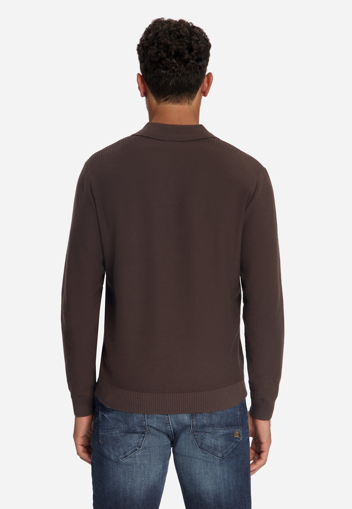 Pull polo | Dark Brown