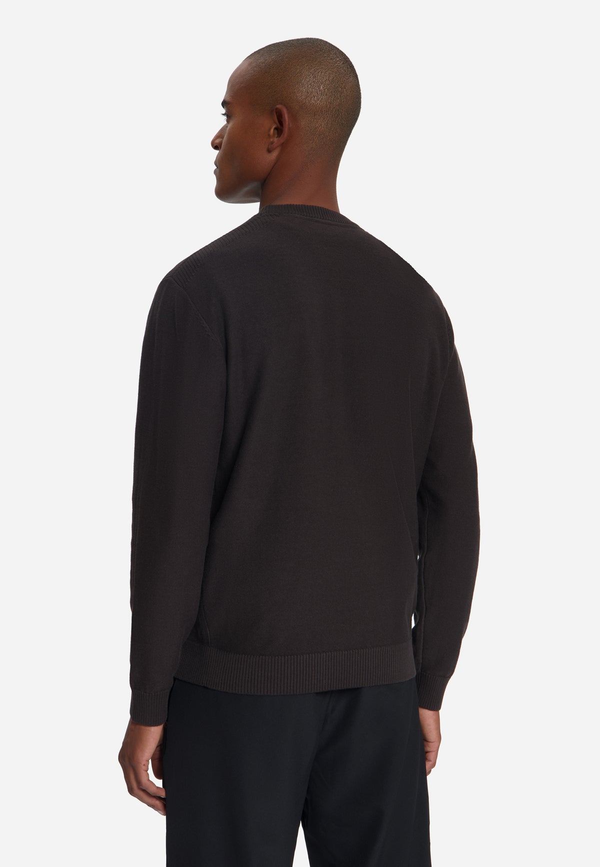 Pull à col rond | Dark Brown