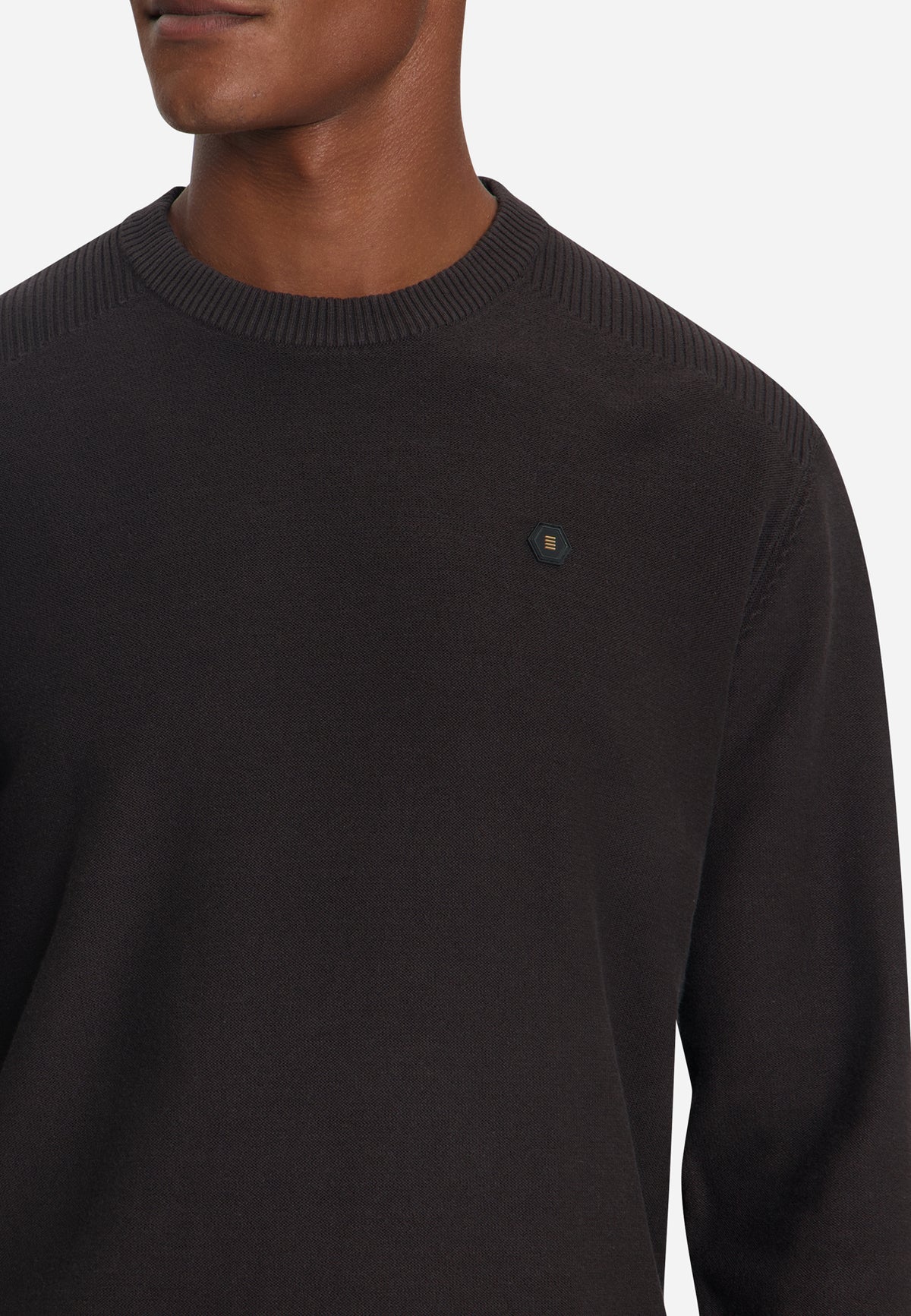 Pull à col rond | Dark Brown