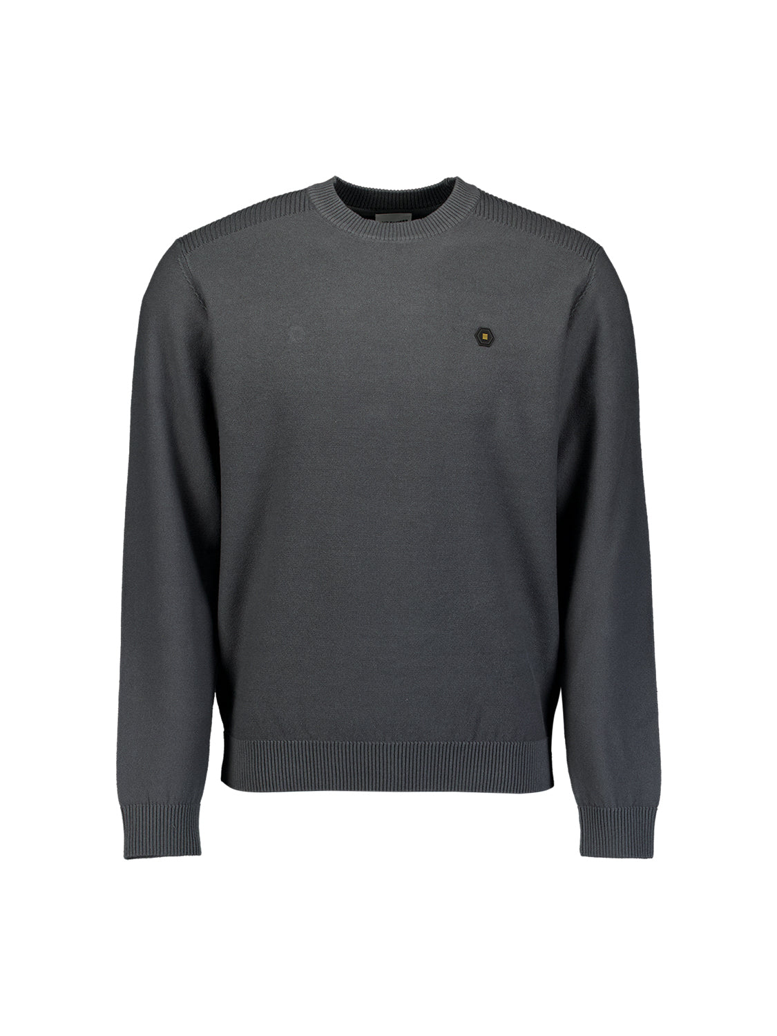 Crew Neck Jumper | Dark Steel