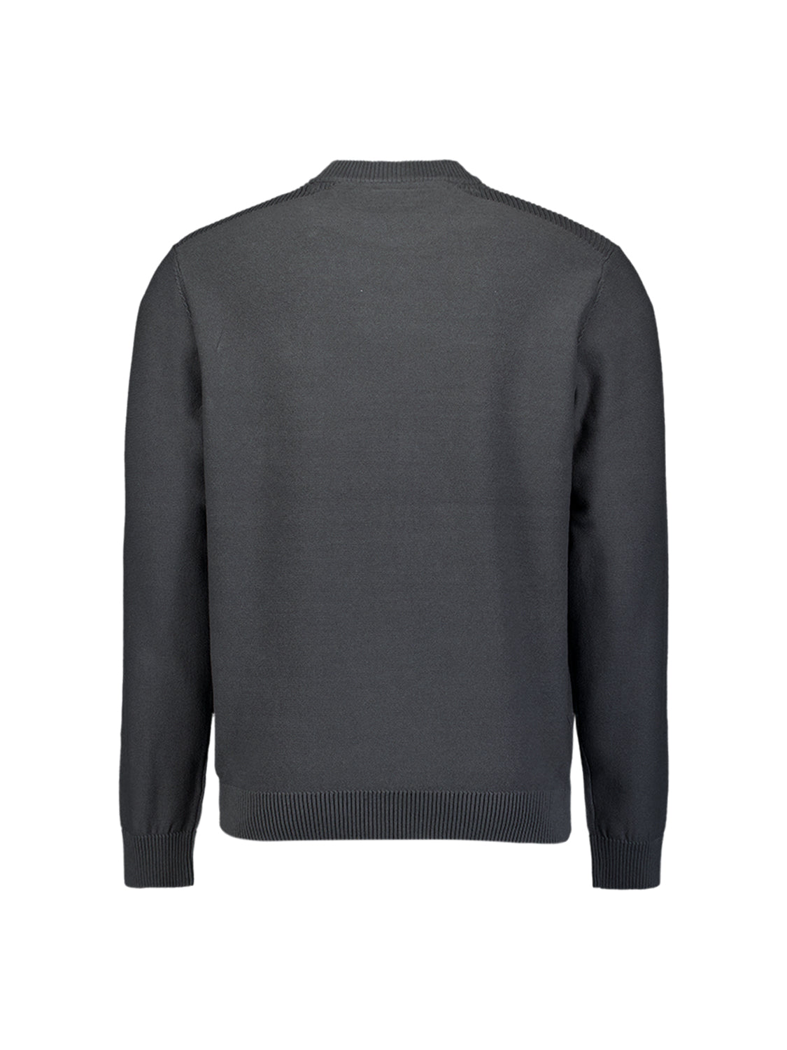 Crew Neck Jumper | Dark Steel