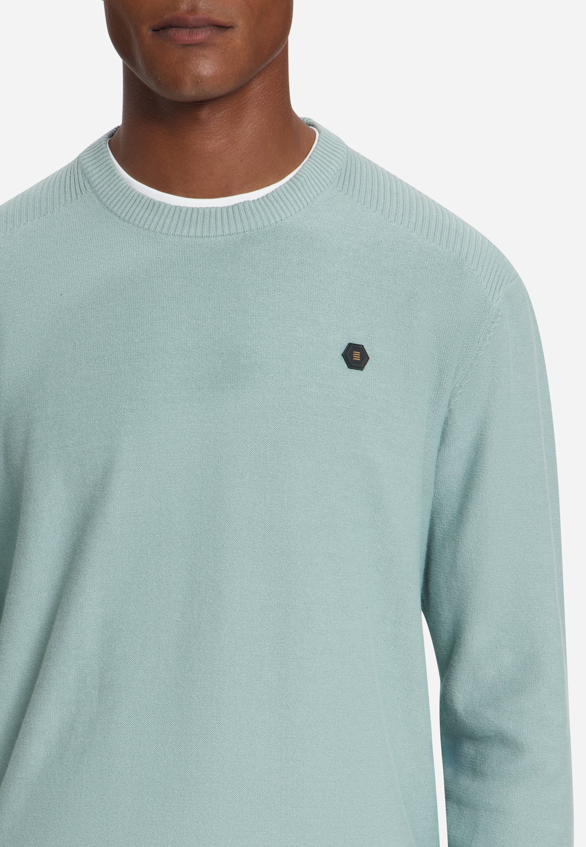 Pull à col rond | Dusty Blue