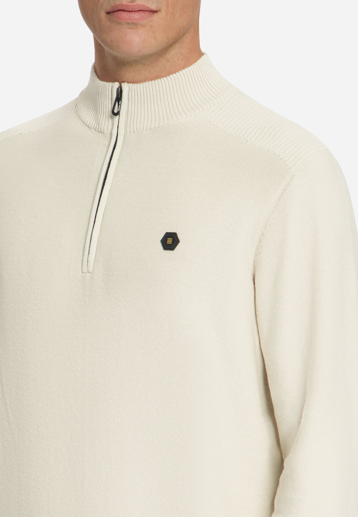 Pull à demi-zip | Stone