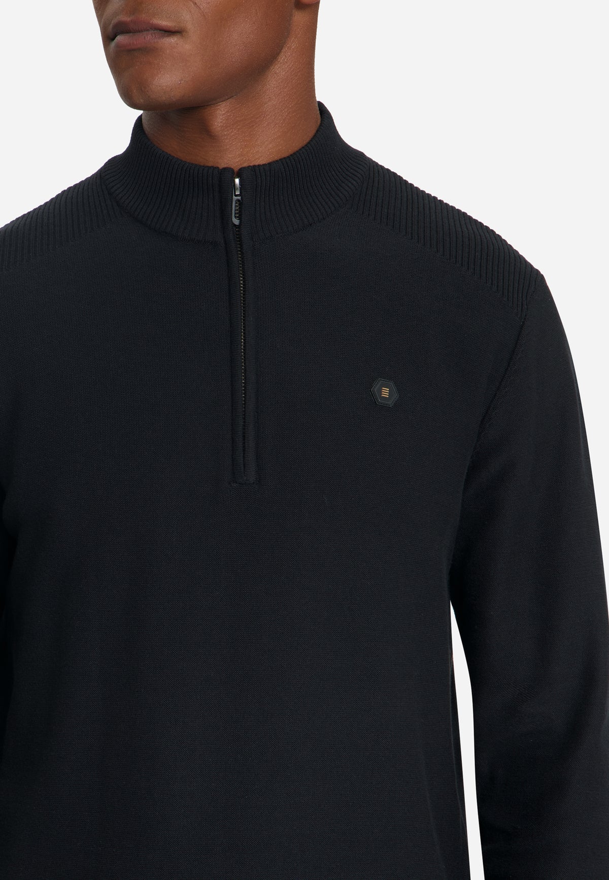 Pull à demi-zip | Black