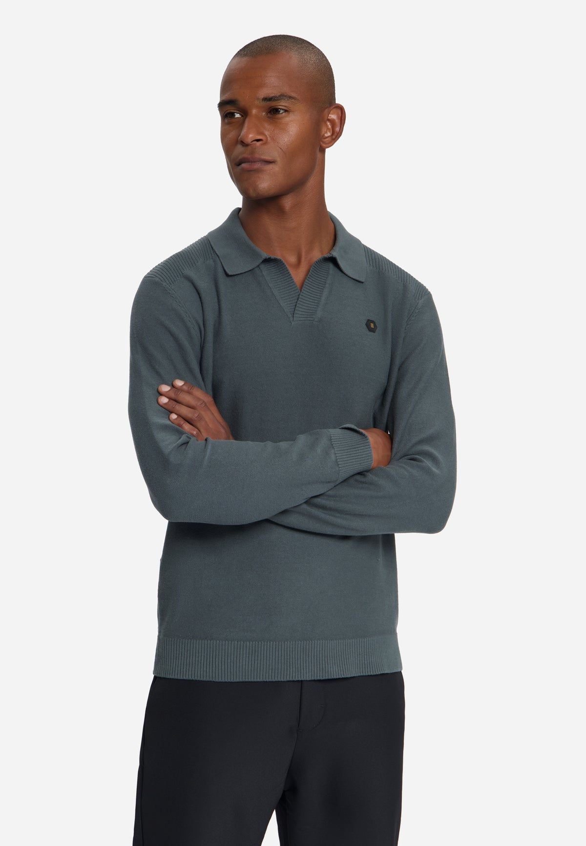 Pull à demi-zip | Dark Steel