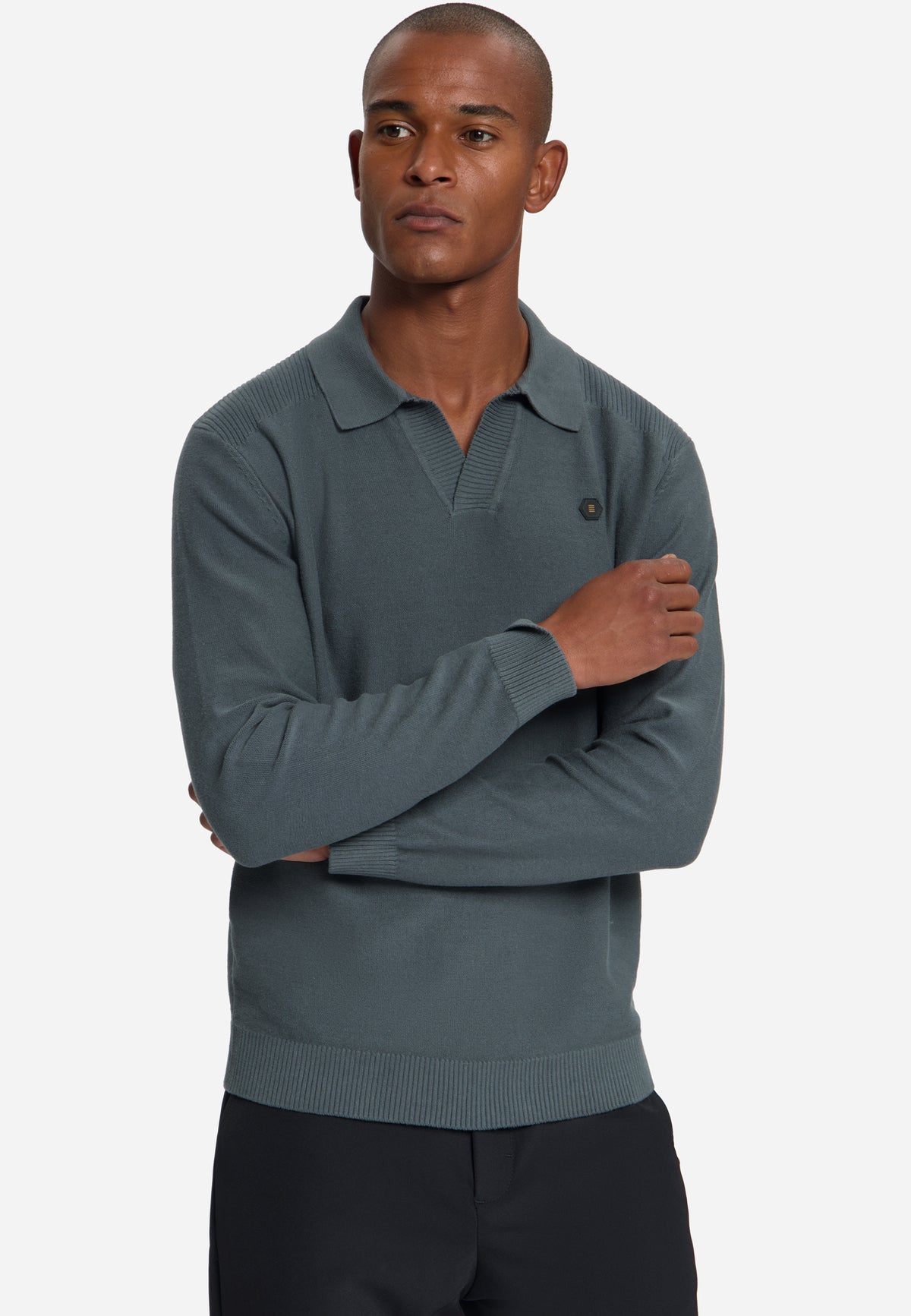 Pull à demi-zip | Dark Steel