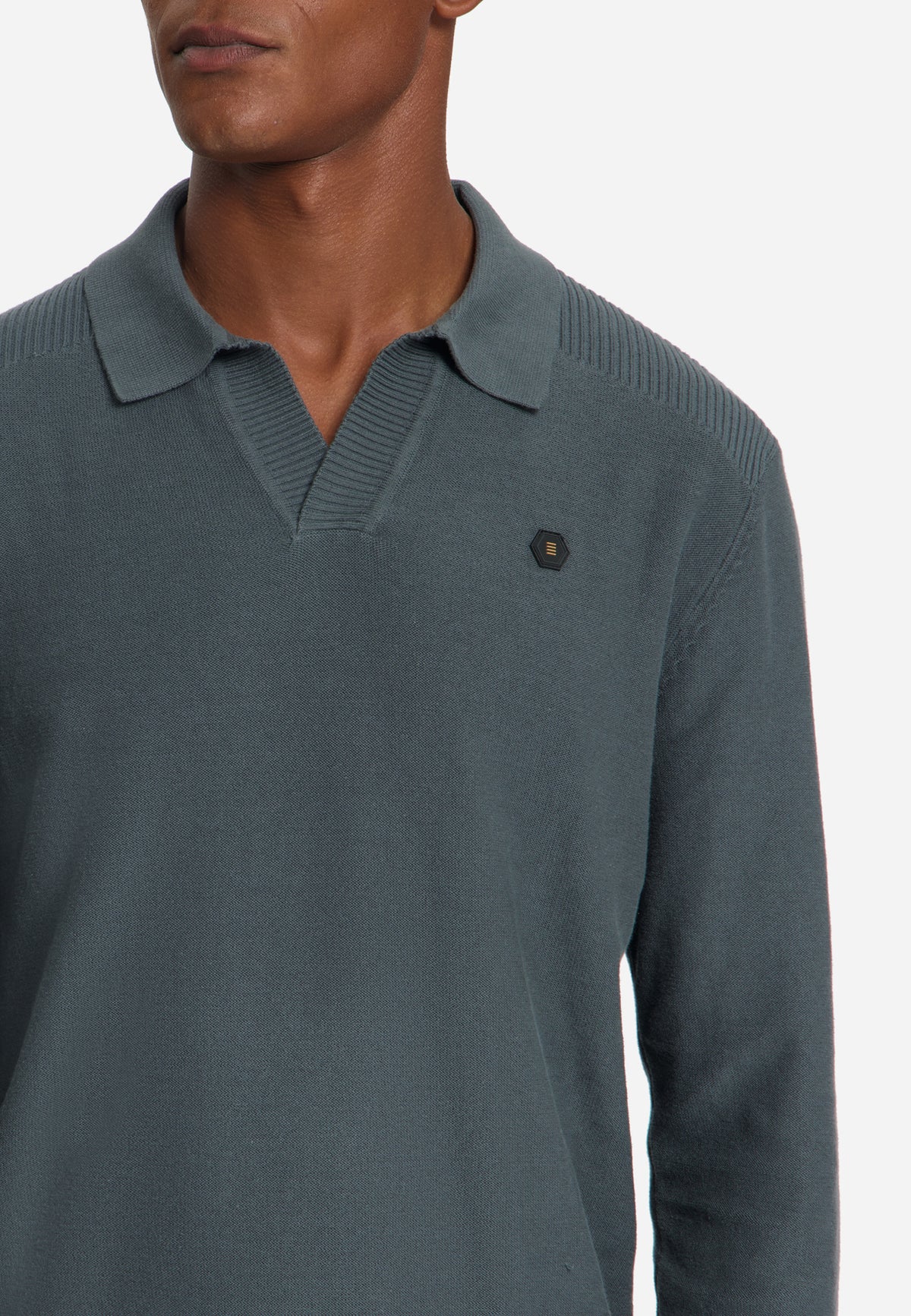 Pull à demi-zip | Dark Steel