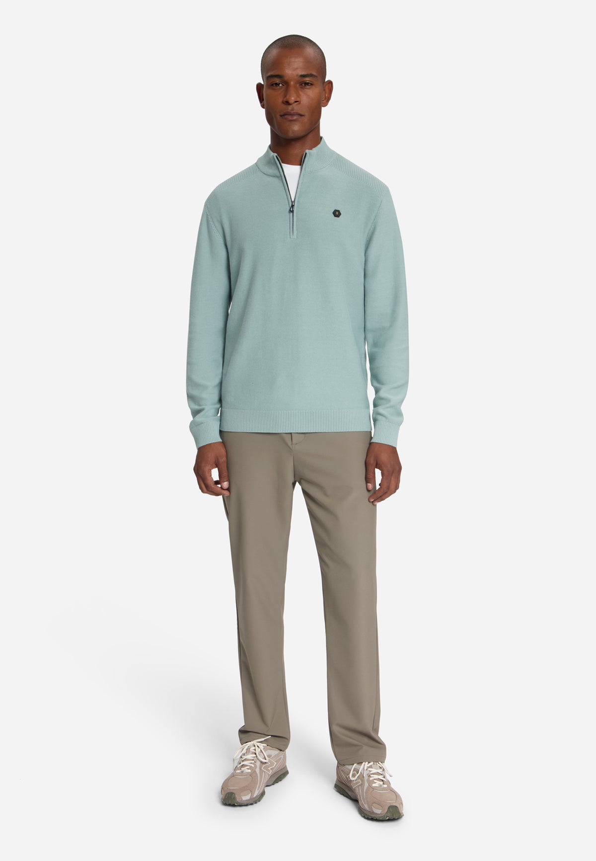 Half-Zip Jumper | Dusty Blue