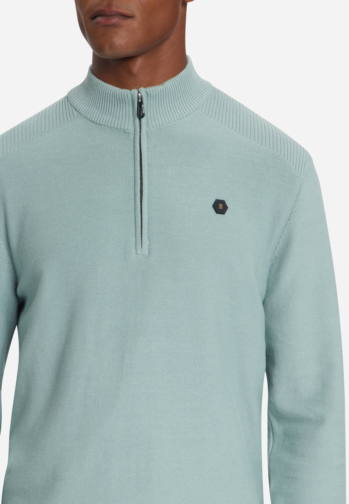 Half-Zip Jumper | Dusty Blue