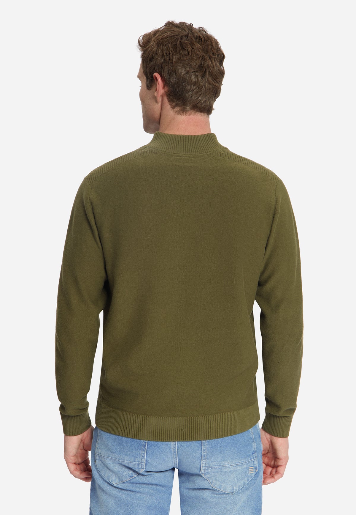 Half-zip trui | Moss