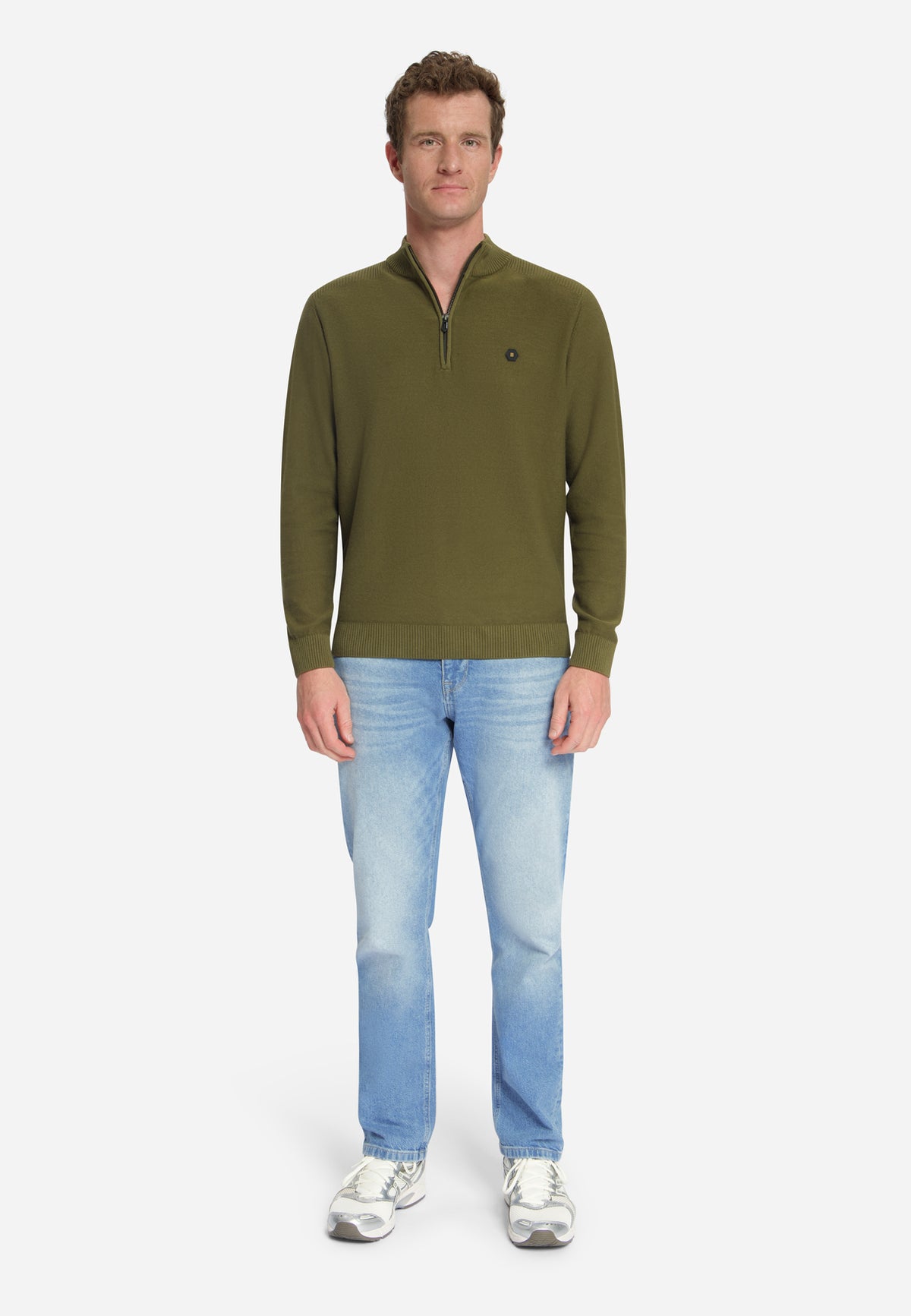 Half-zip trui | Moss