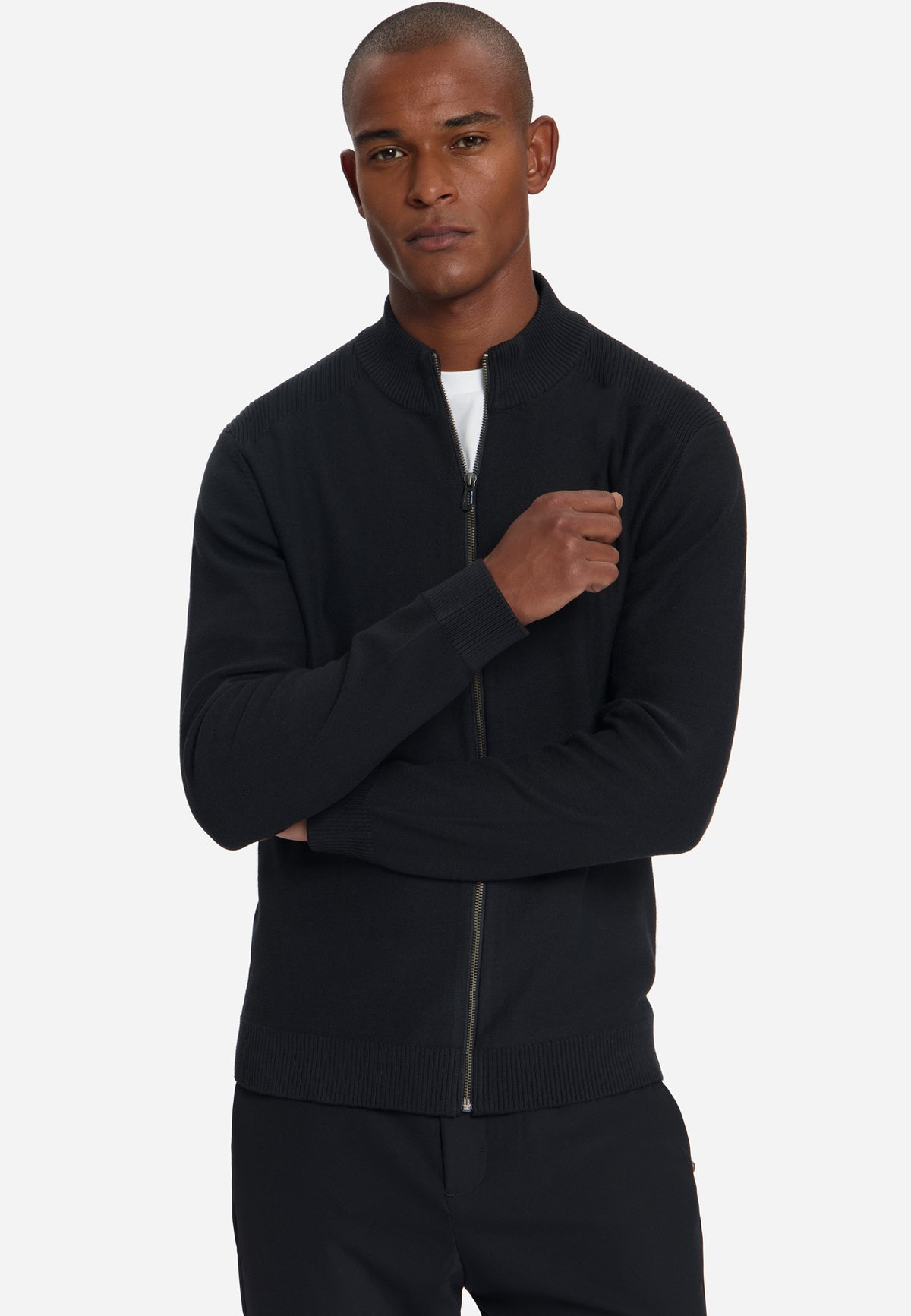 Cardigan zippé | Black