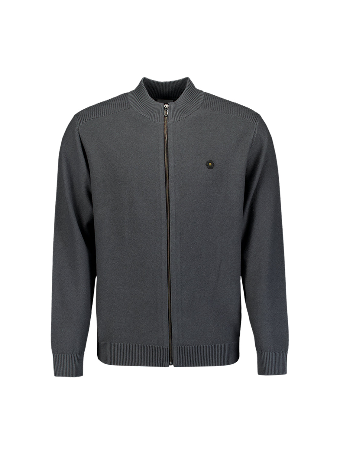 Vest met ritssluiting | Dark Steel
