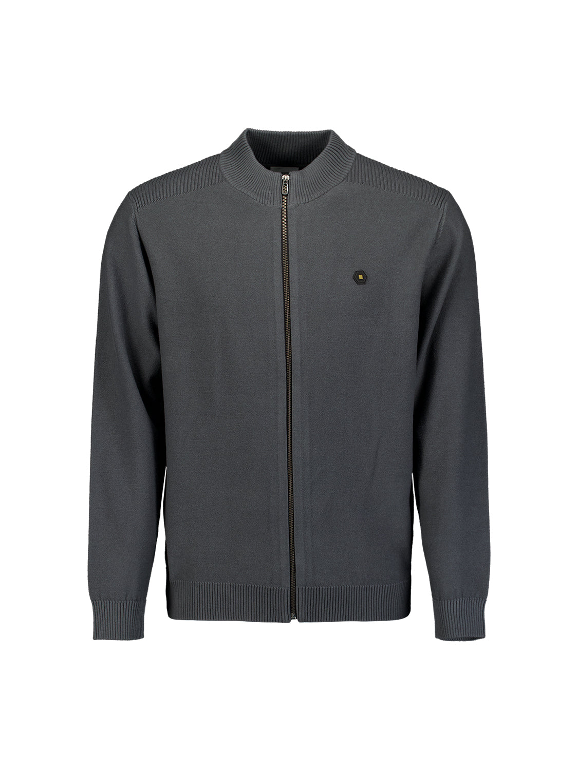 Vest met ritssluiting | Dark Steel