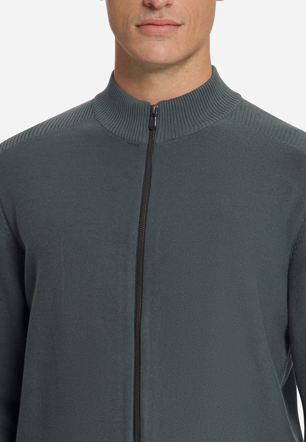Vest met ritssluiting | Dark Steel