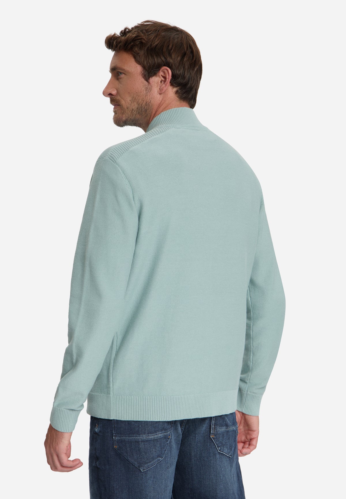 Vest met ritssluiting | Dusty Blue