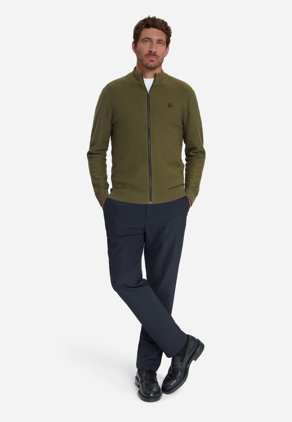 Vest met ritssluiting | Moss