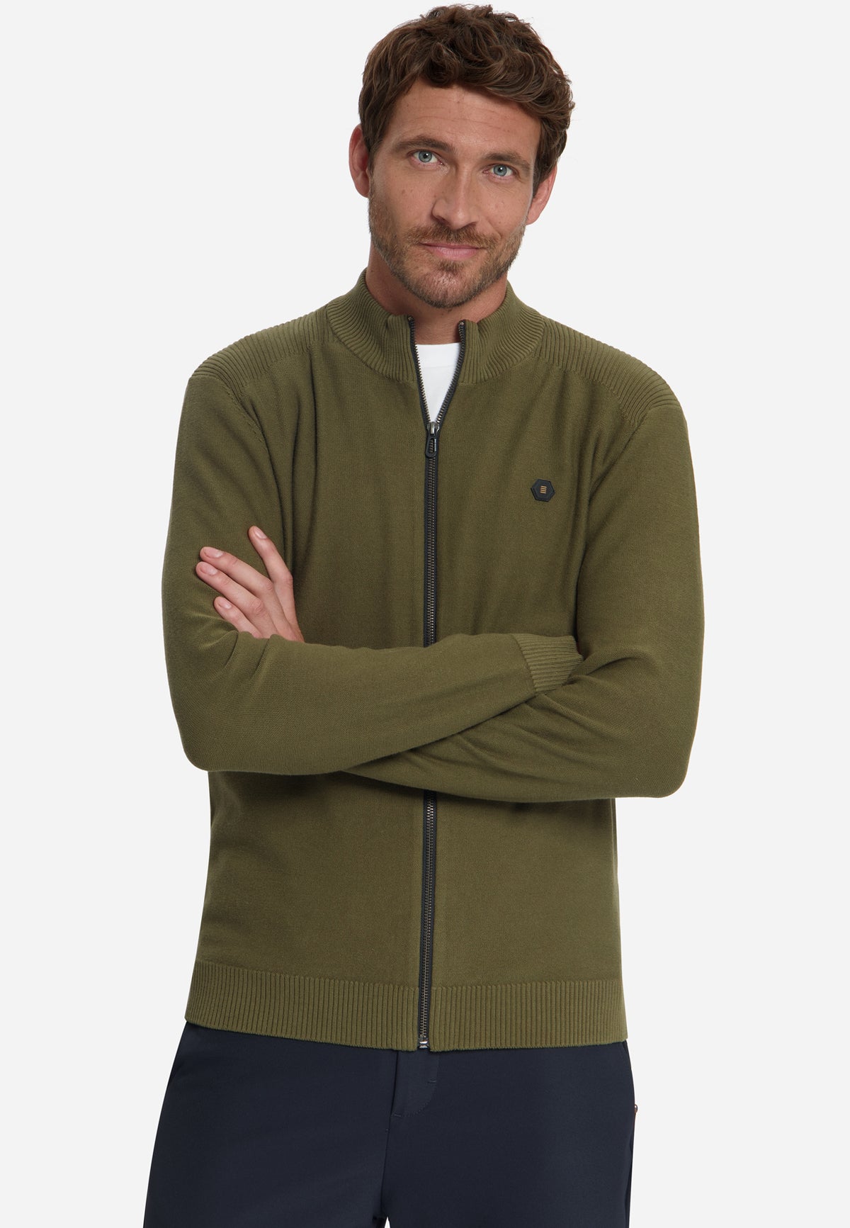 Vest met ritssluiting | Moss