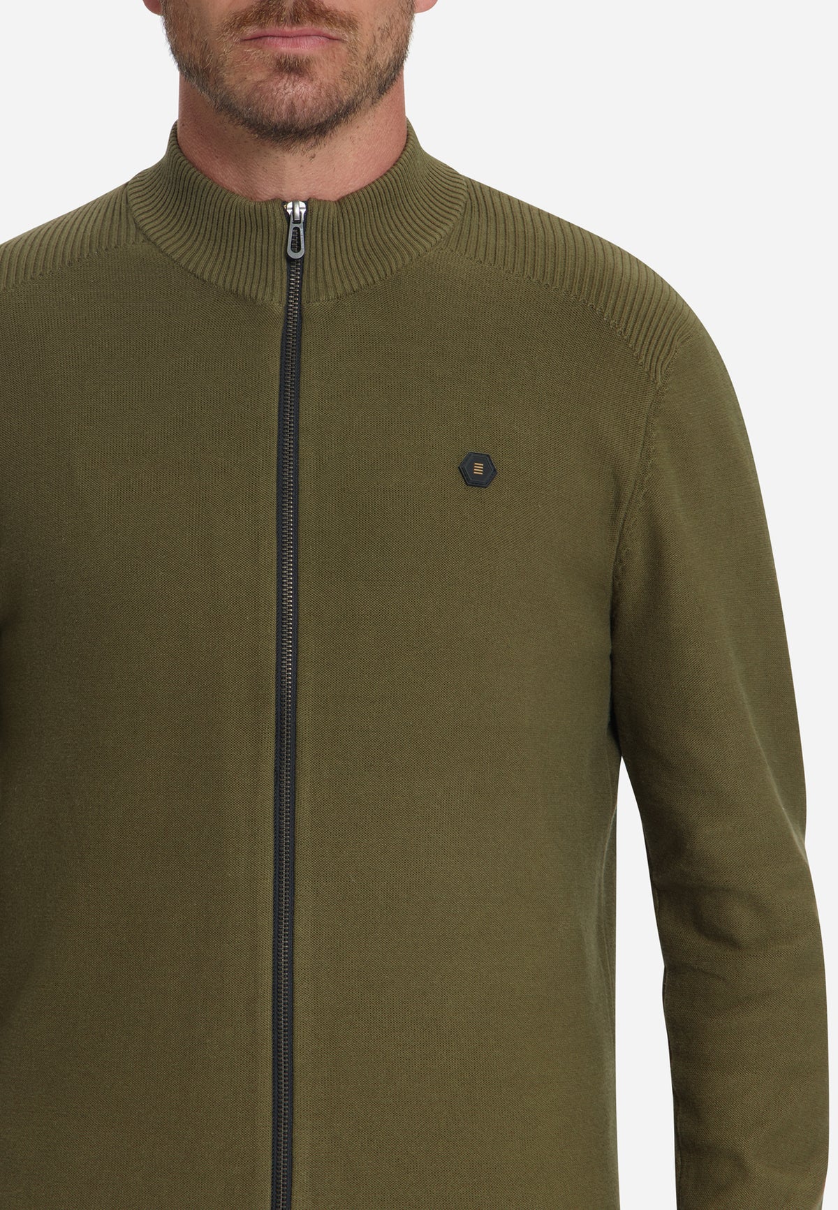 Vest met ritssluiting | Moss