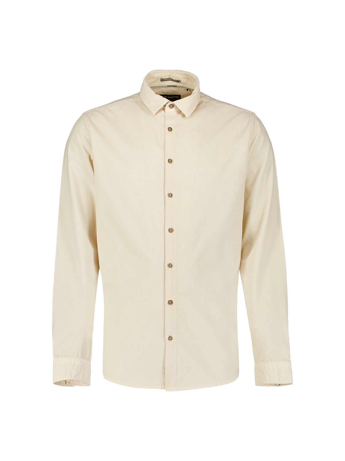 Chemise en velours côtelé fin | Cement