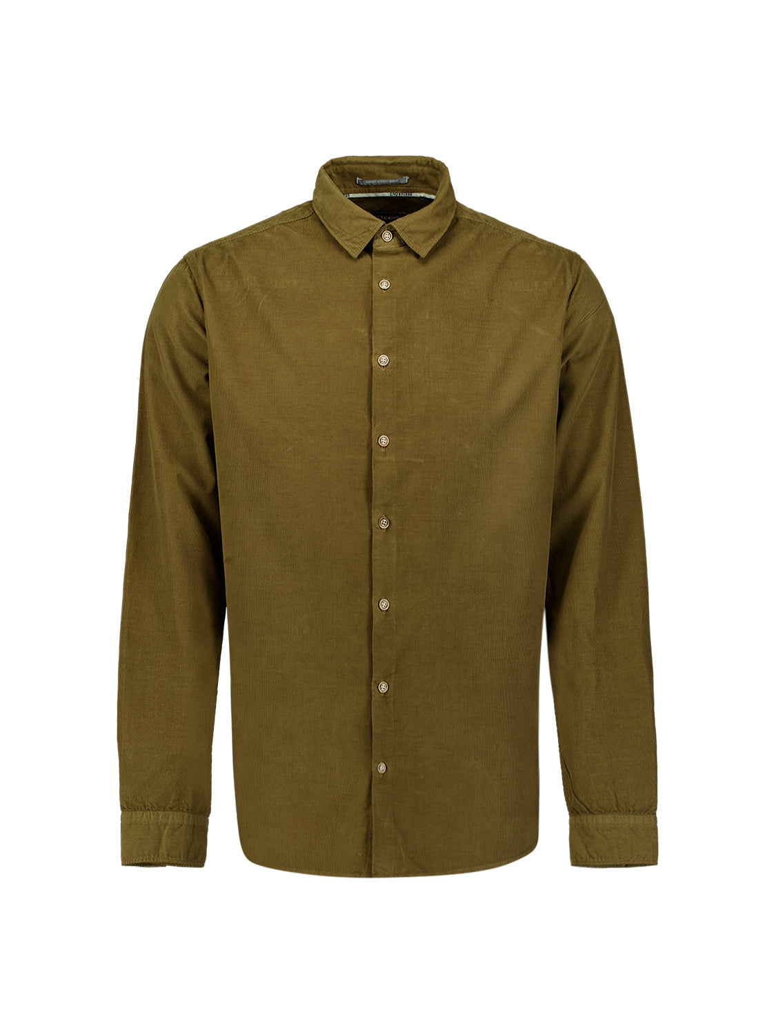 Fine Corduroy Shirt | Moss
