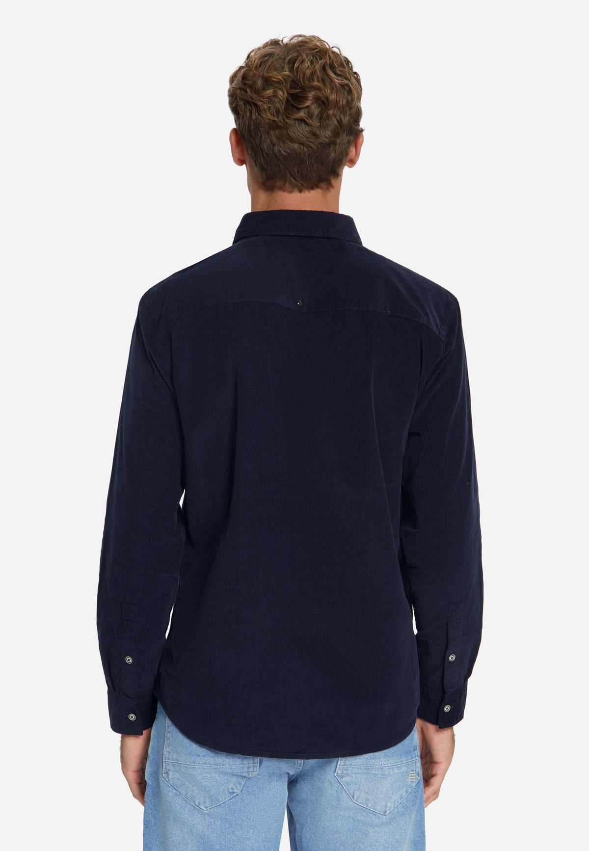 Fine corduroy overhemd | Dark Night