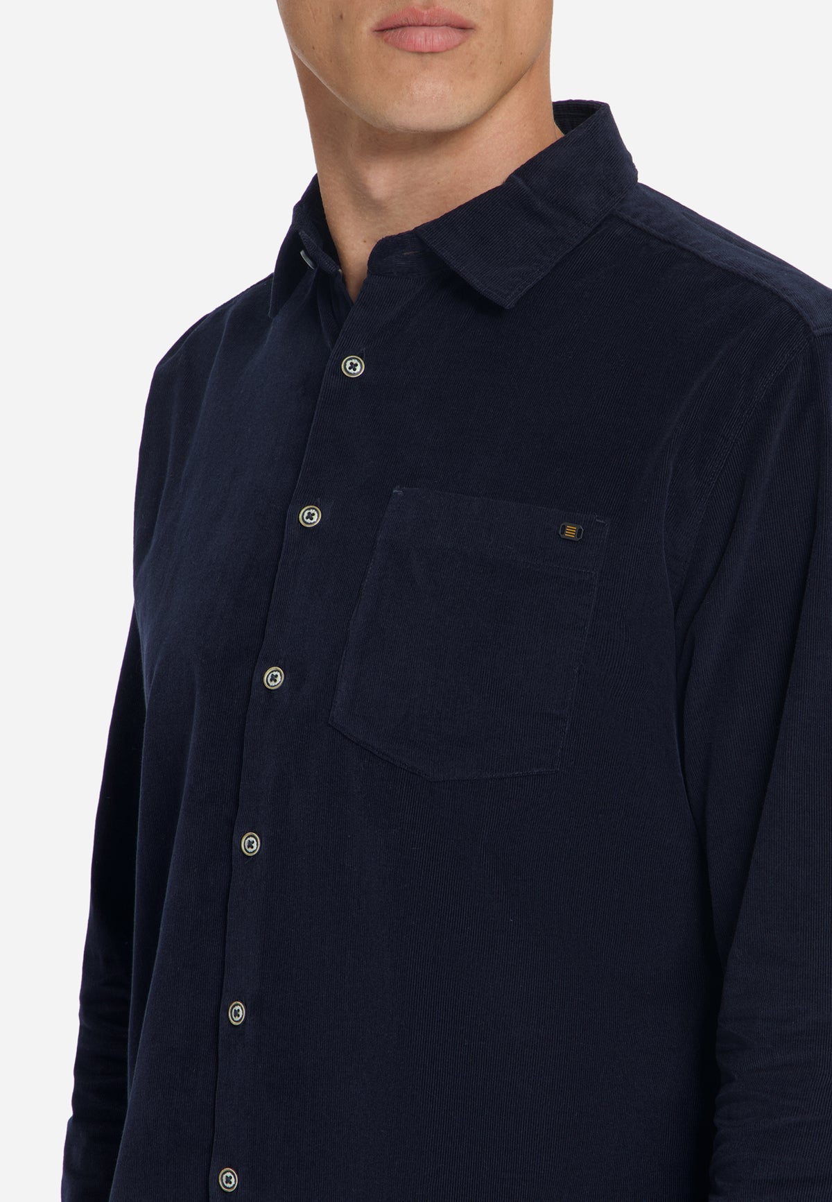 Fine corduroy overhemd | Dark Night