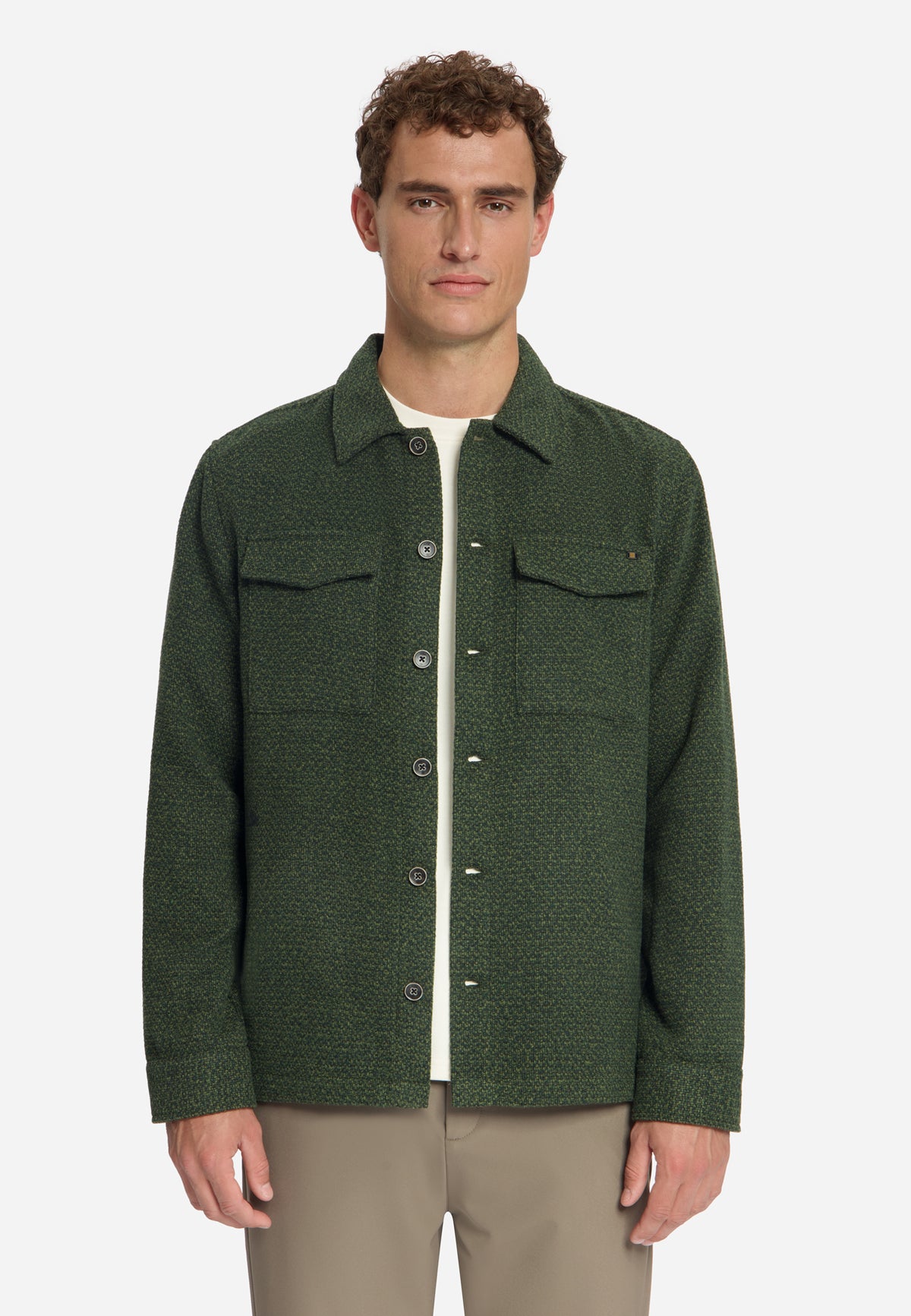 Surchemise en tweed | Moss