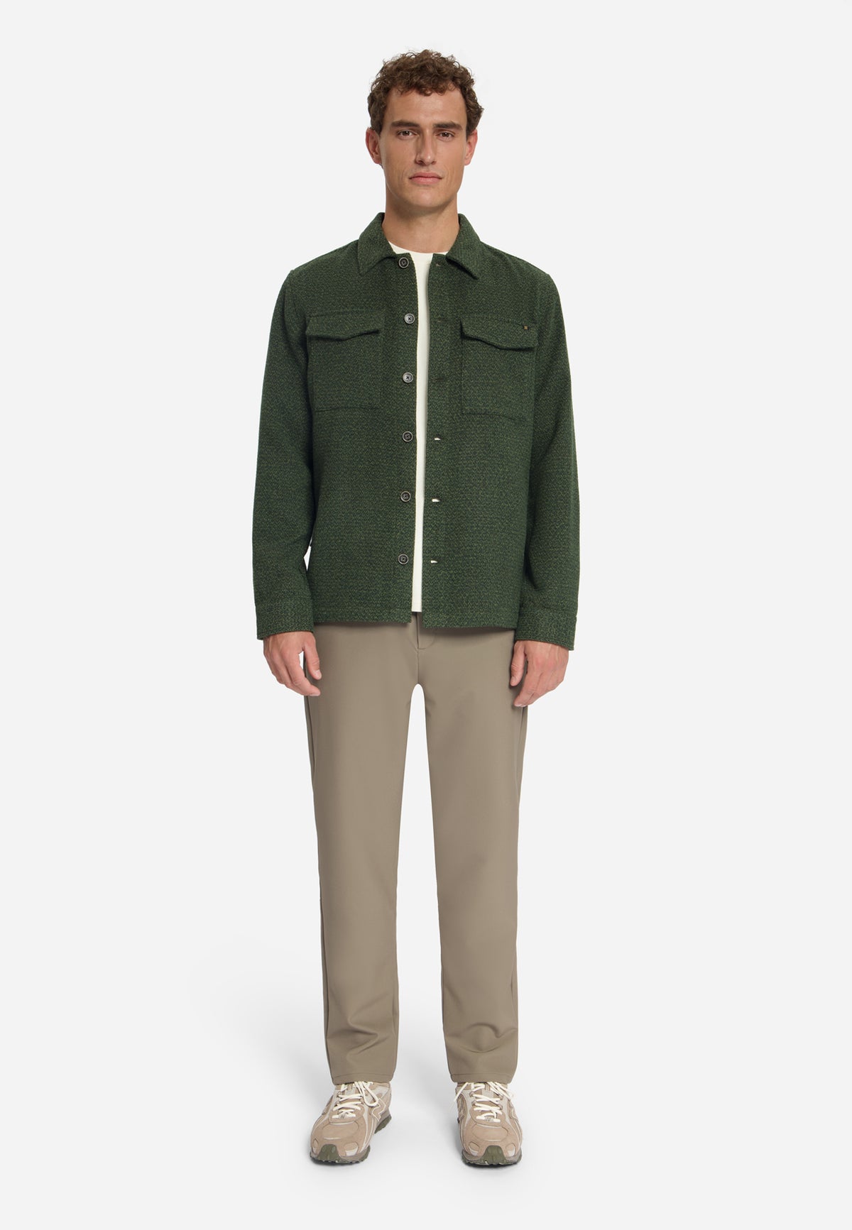 Surchemise en tweed | Moss