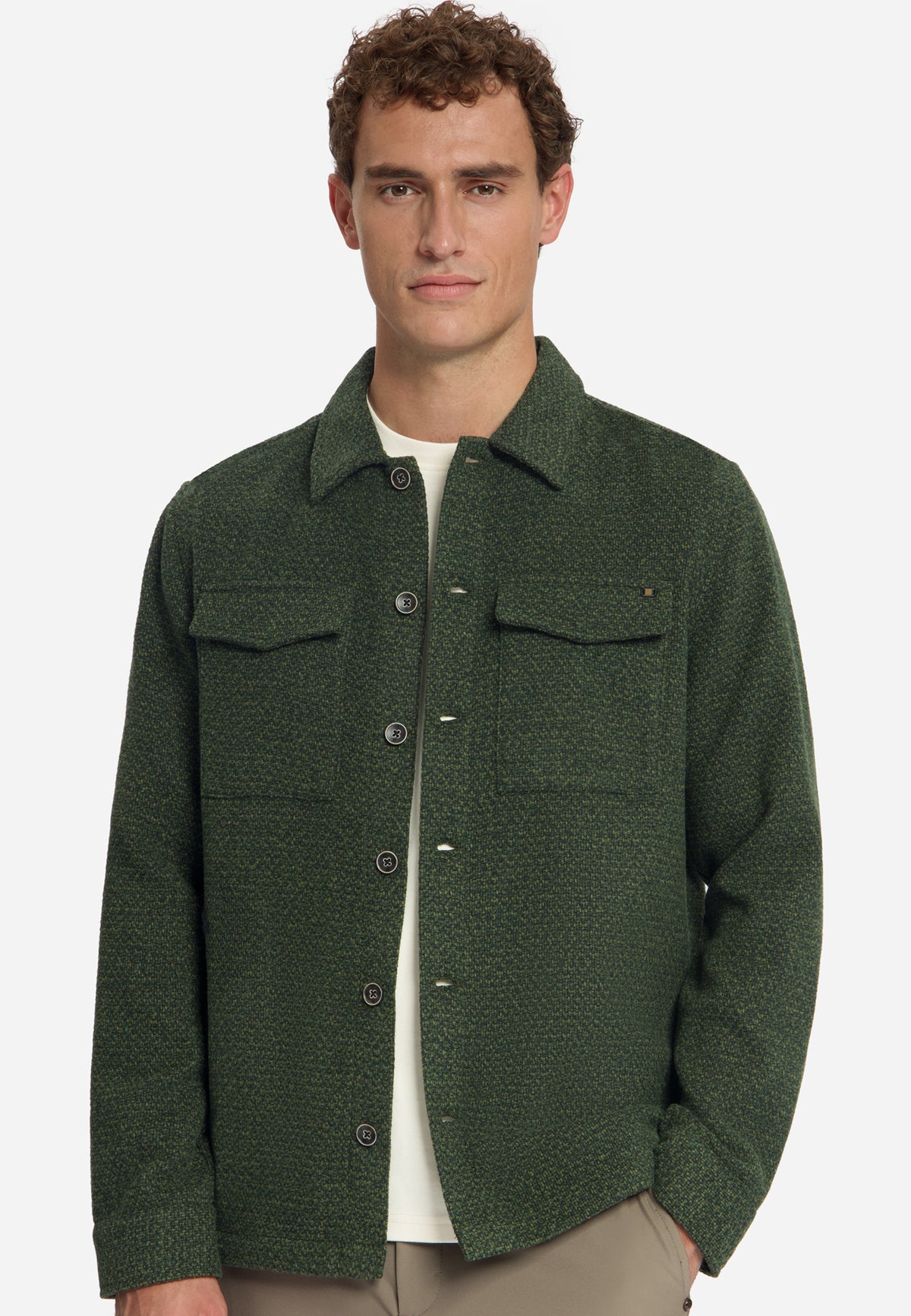 Surchemise en tweed | Moss