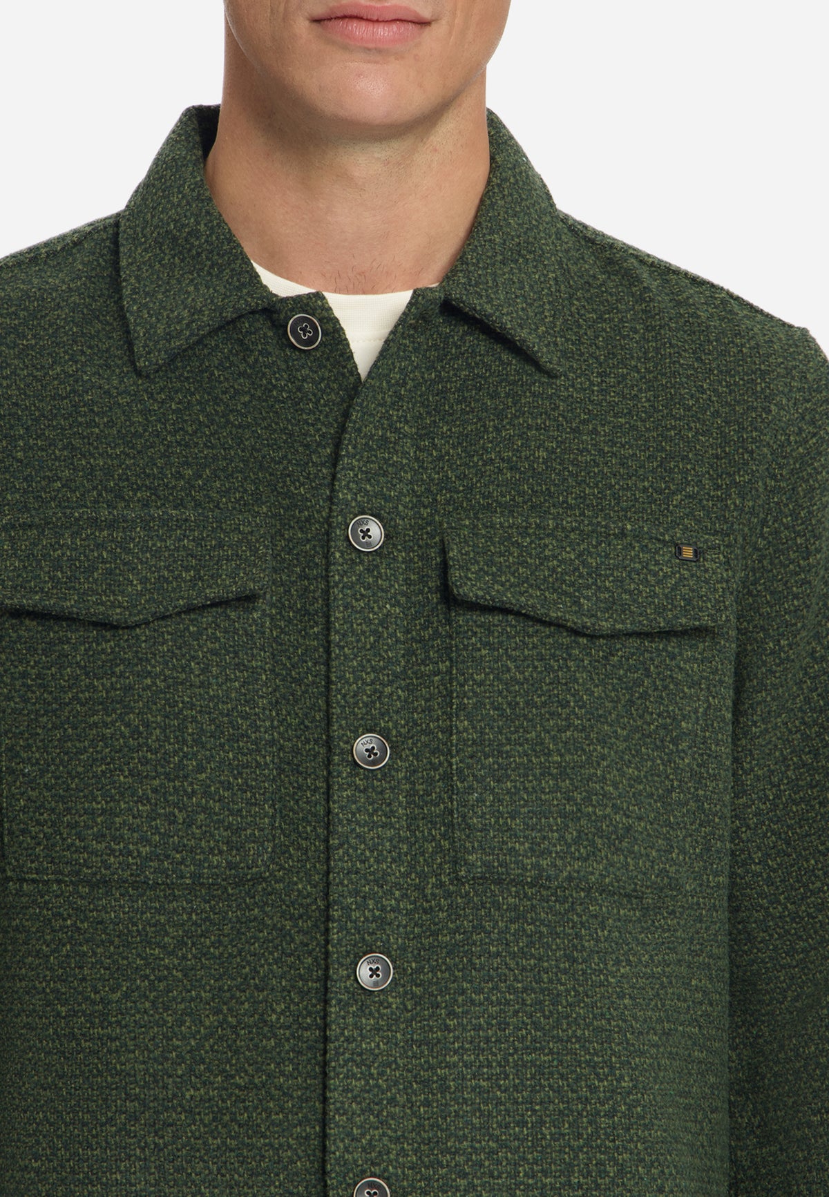 Surchemise en tweed | Moss