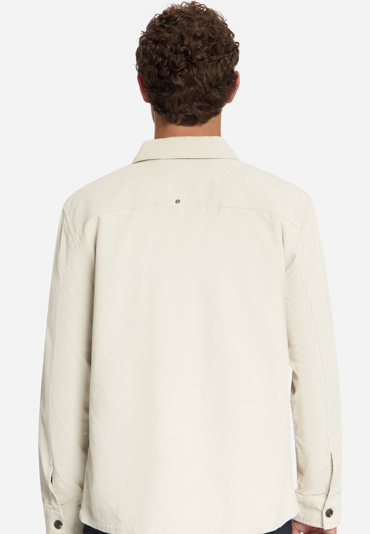 Corduroy overshirt | Stone