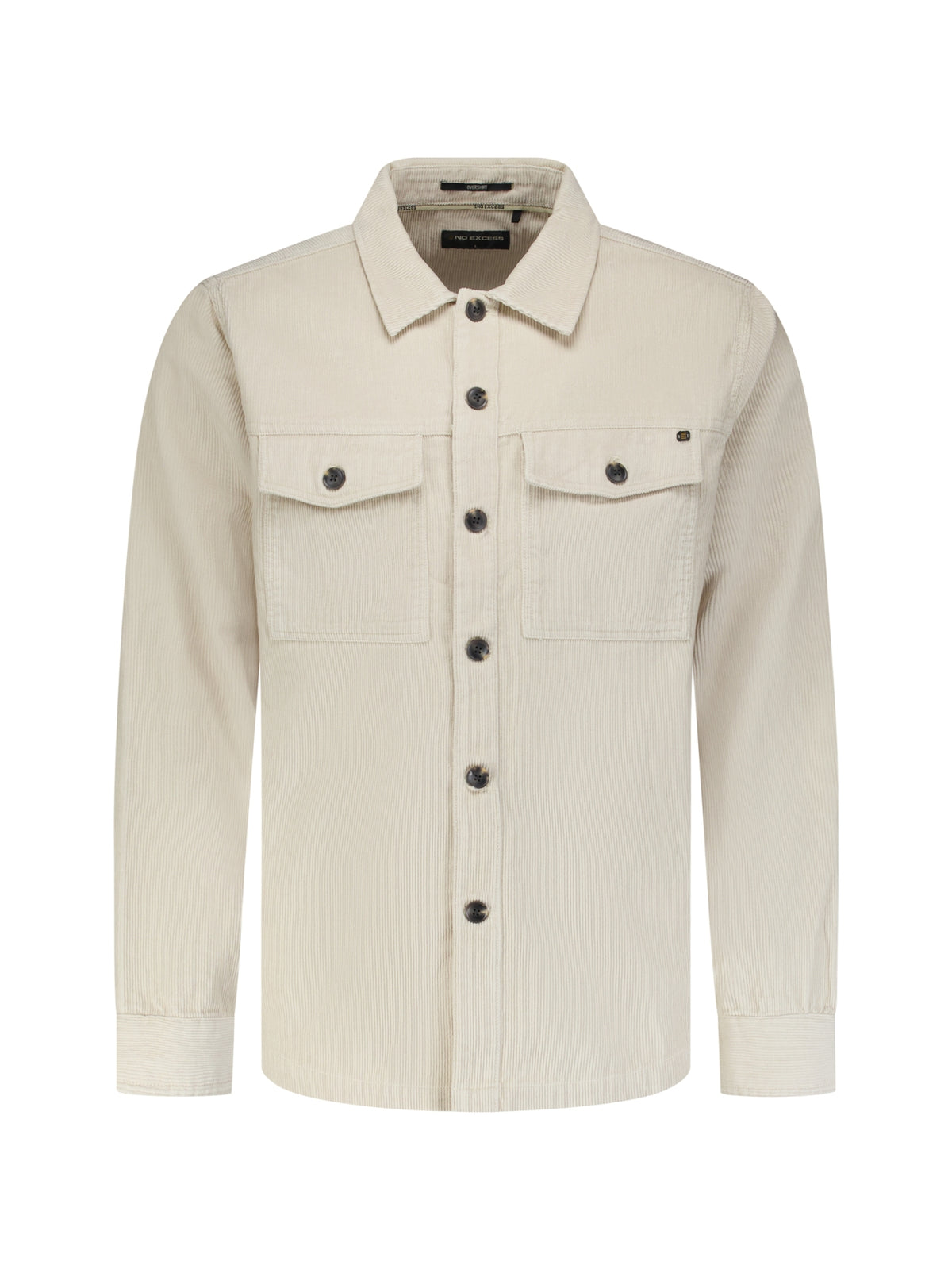 Corduroy overshirt | Stone