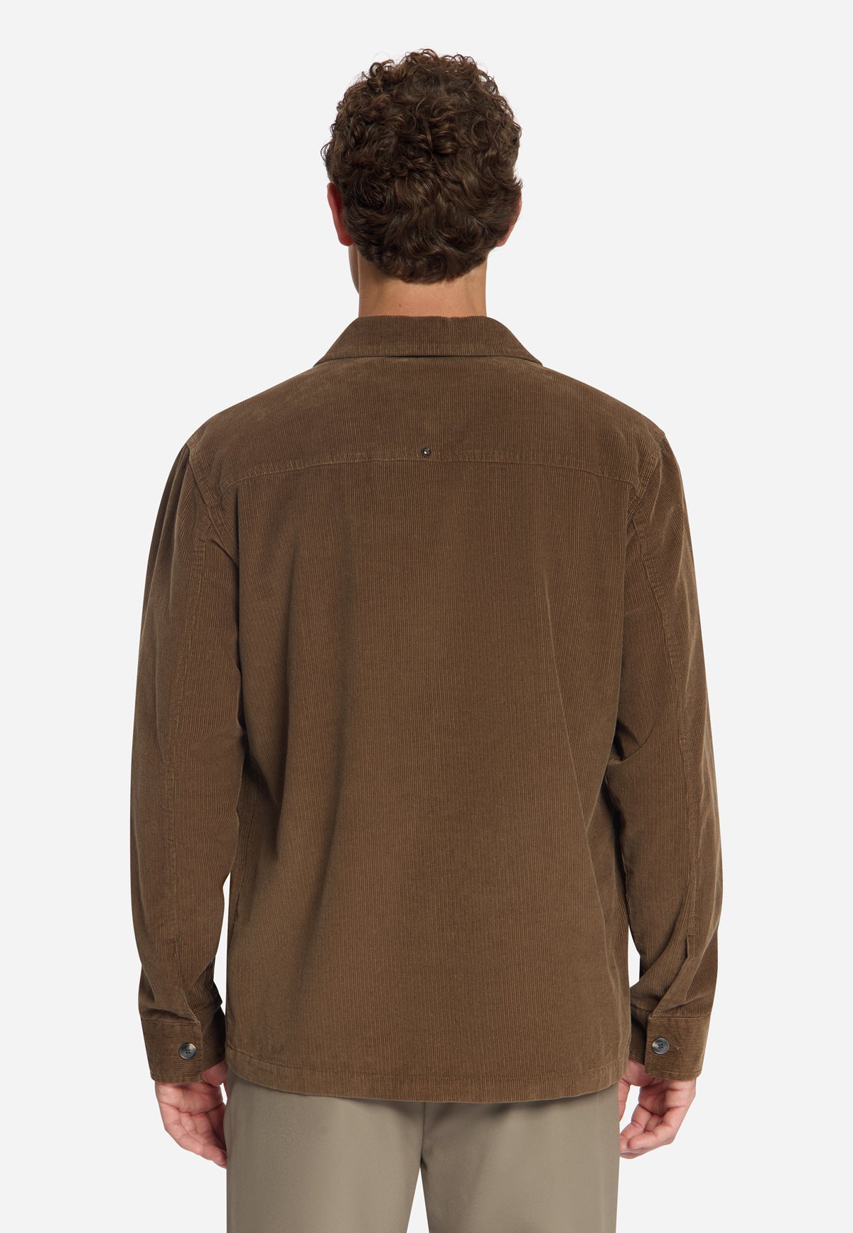 Overshirt van corduroy | Lichtbruin