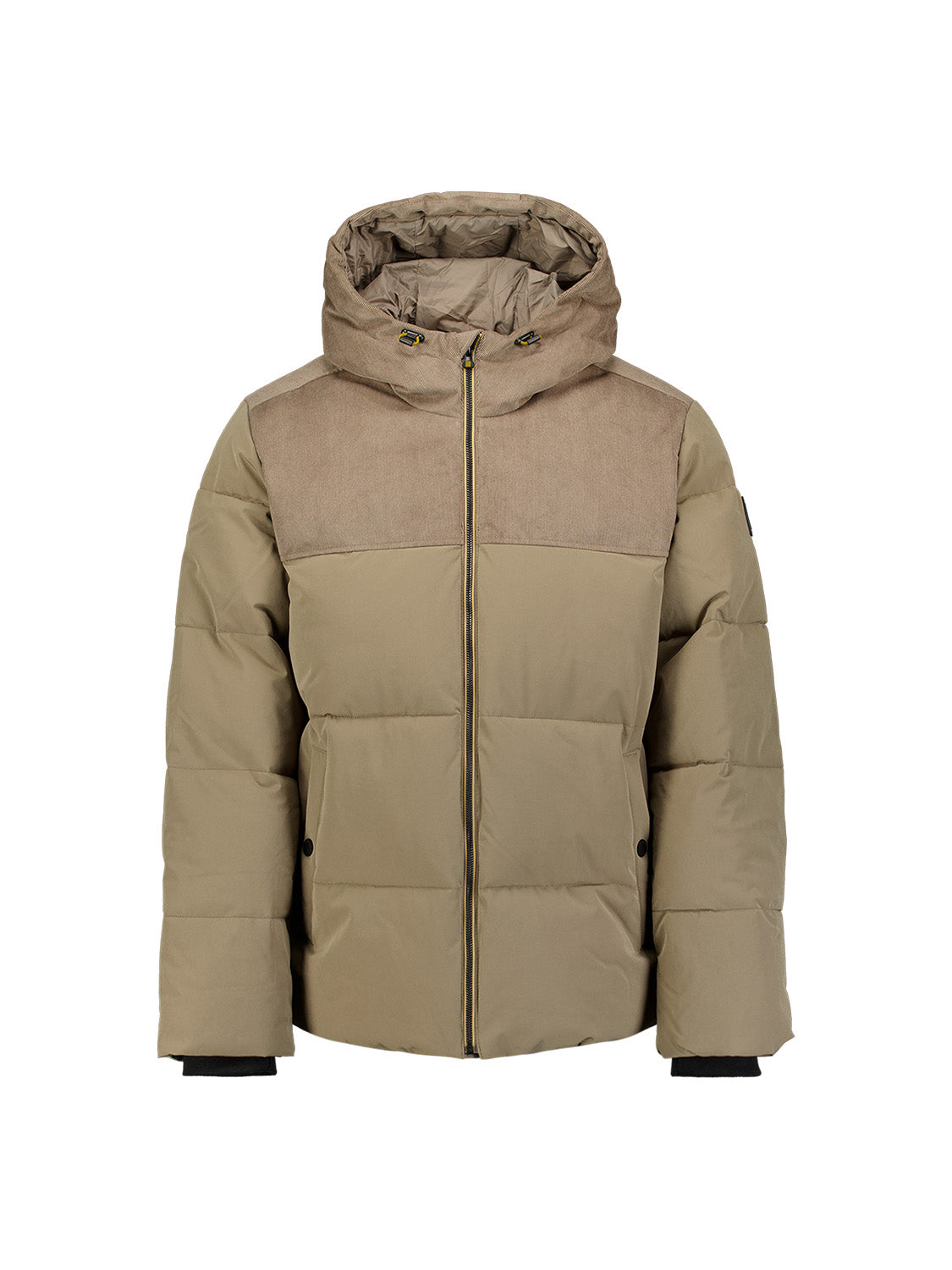 Pufferjas met corduroy | Mud
