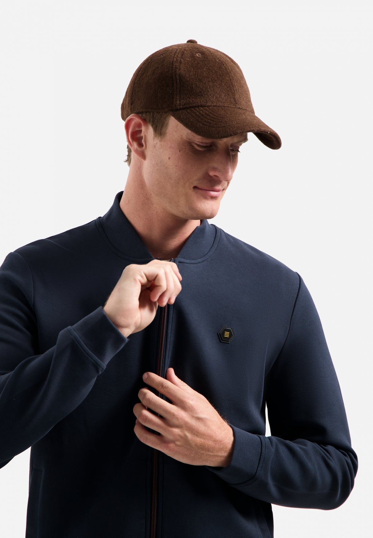 Timeless Basics Zip Cardigan | Night