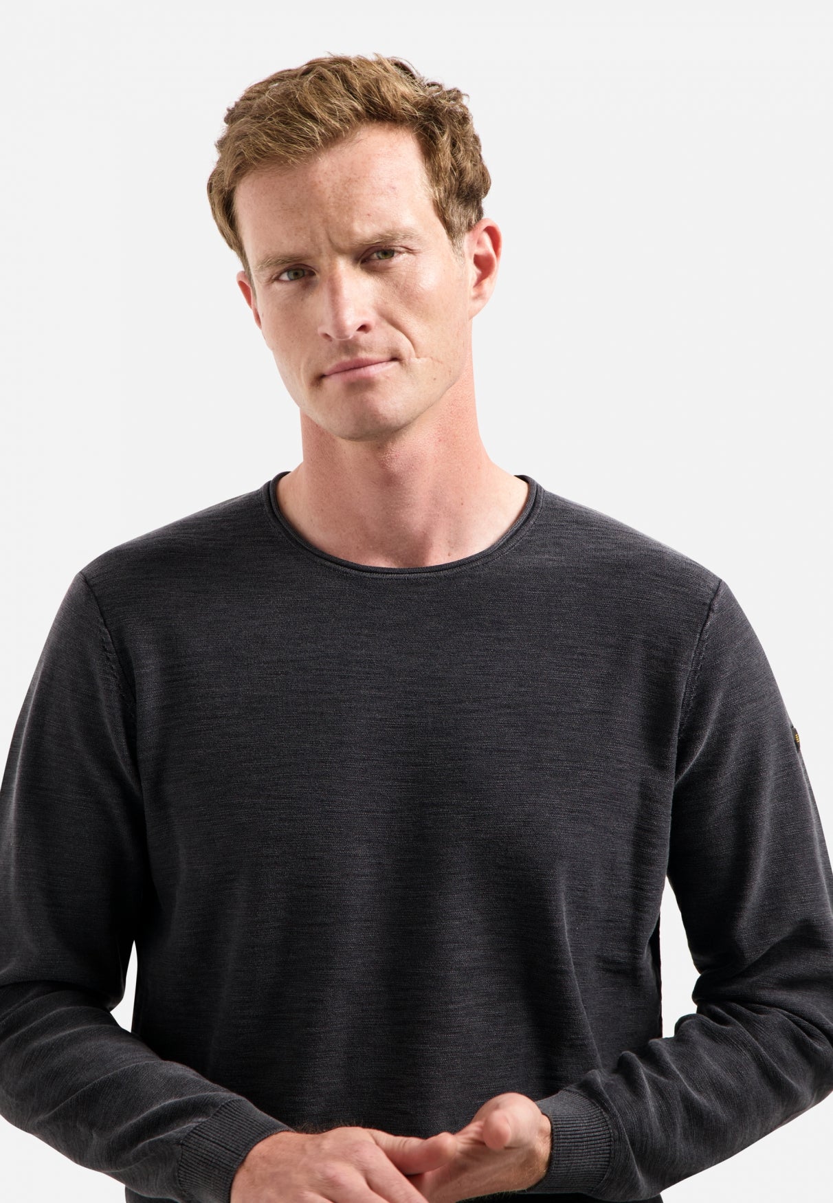 Timeless Basics Stone Washed Jumper | Black
