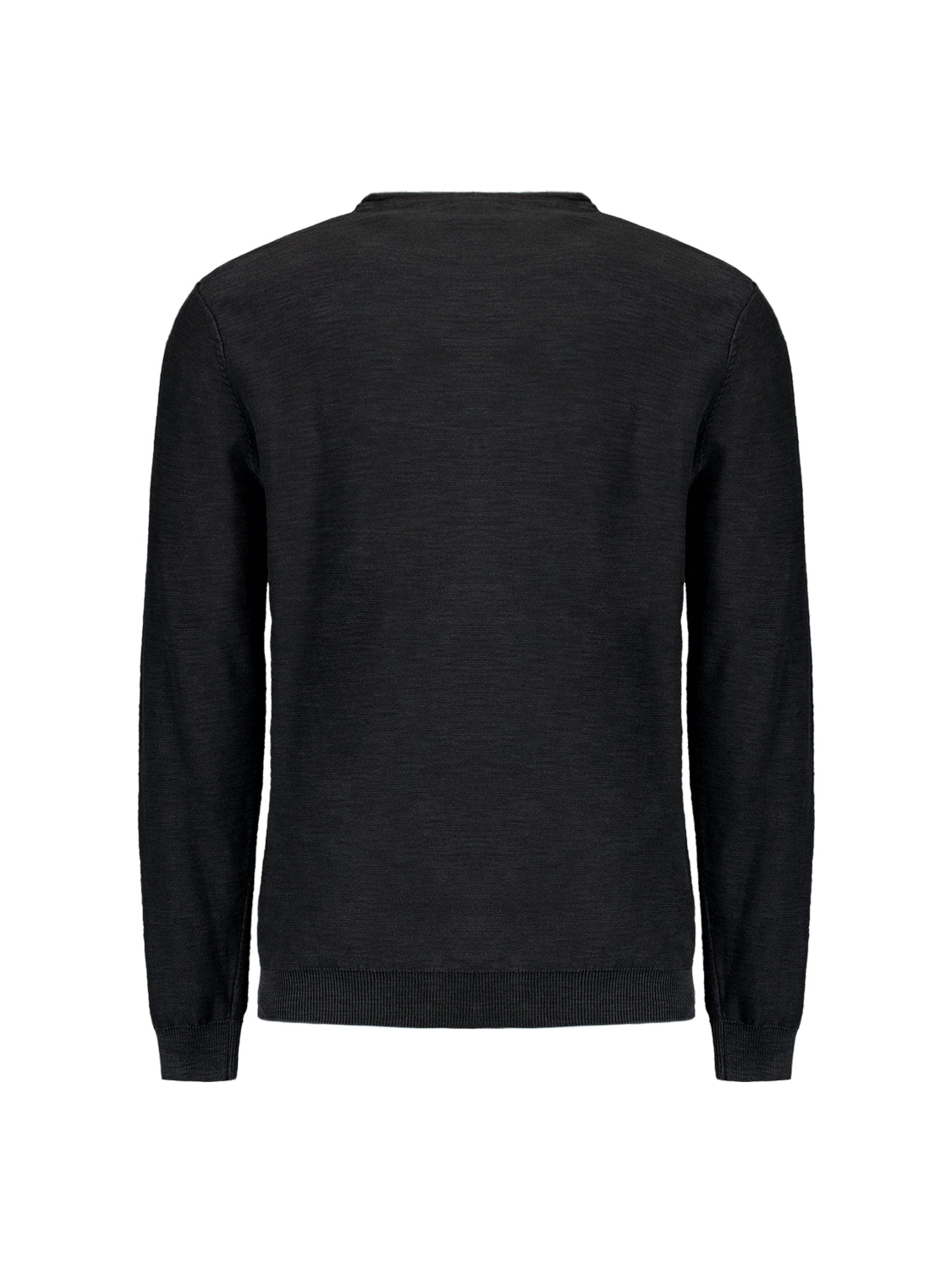 Timeless Basics Stone Washed Jumper | Black
