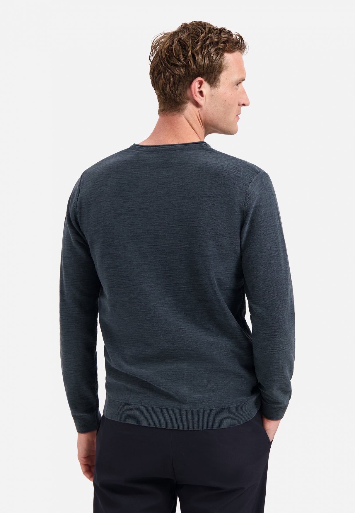 Timeless Basics Stone Washed Jumper | Night