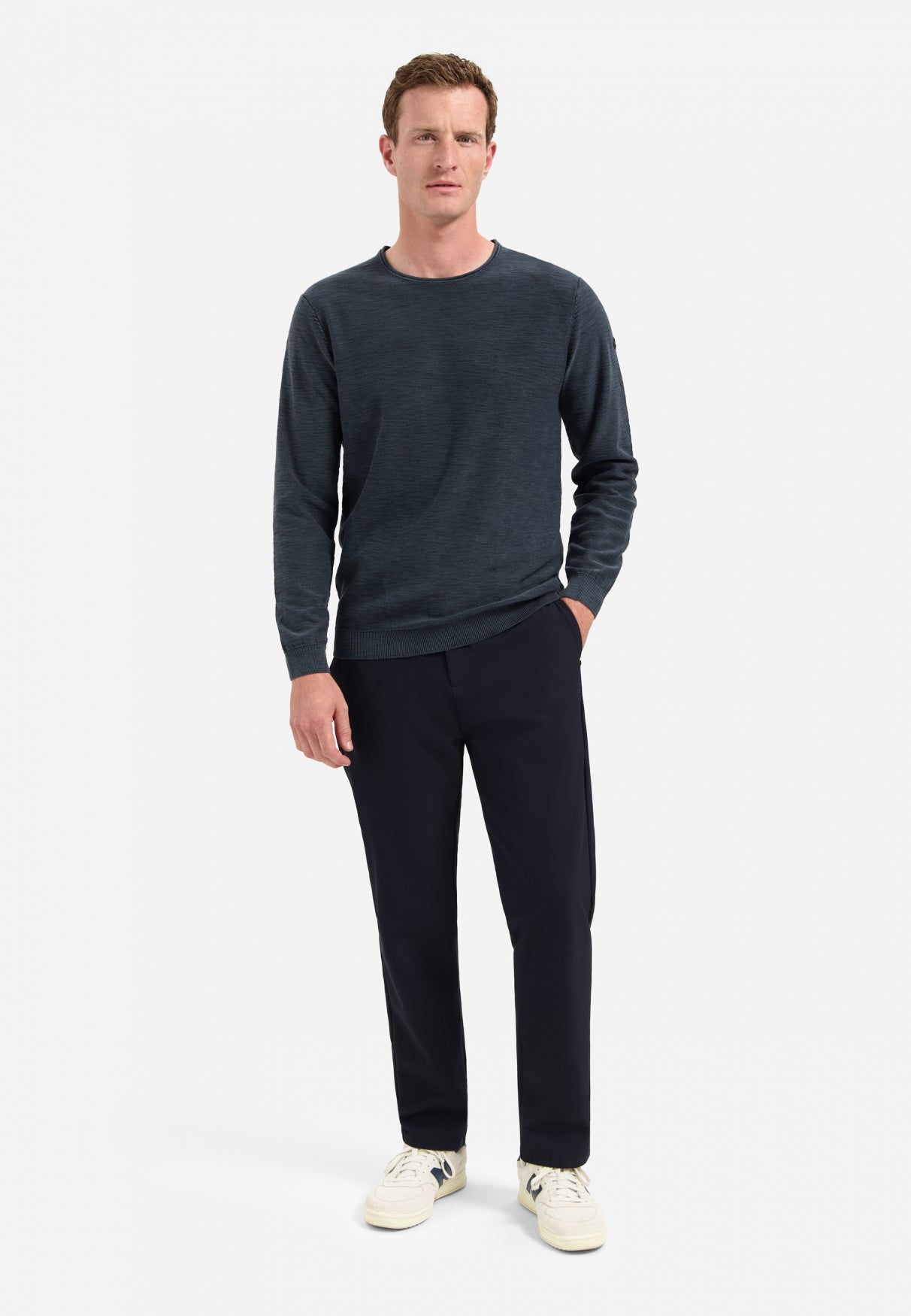 Timeless Basics Stone Washed Jumper | Night