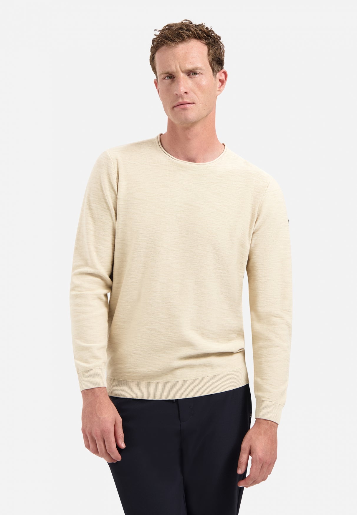 Timeless Basics Stone Washed Jumper | Cement