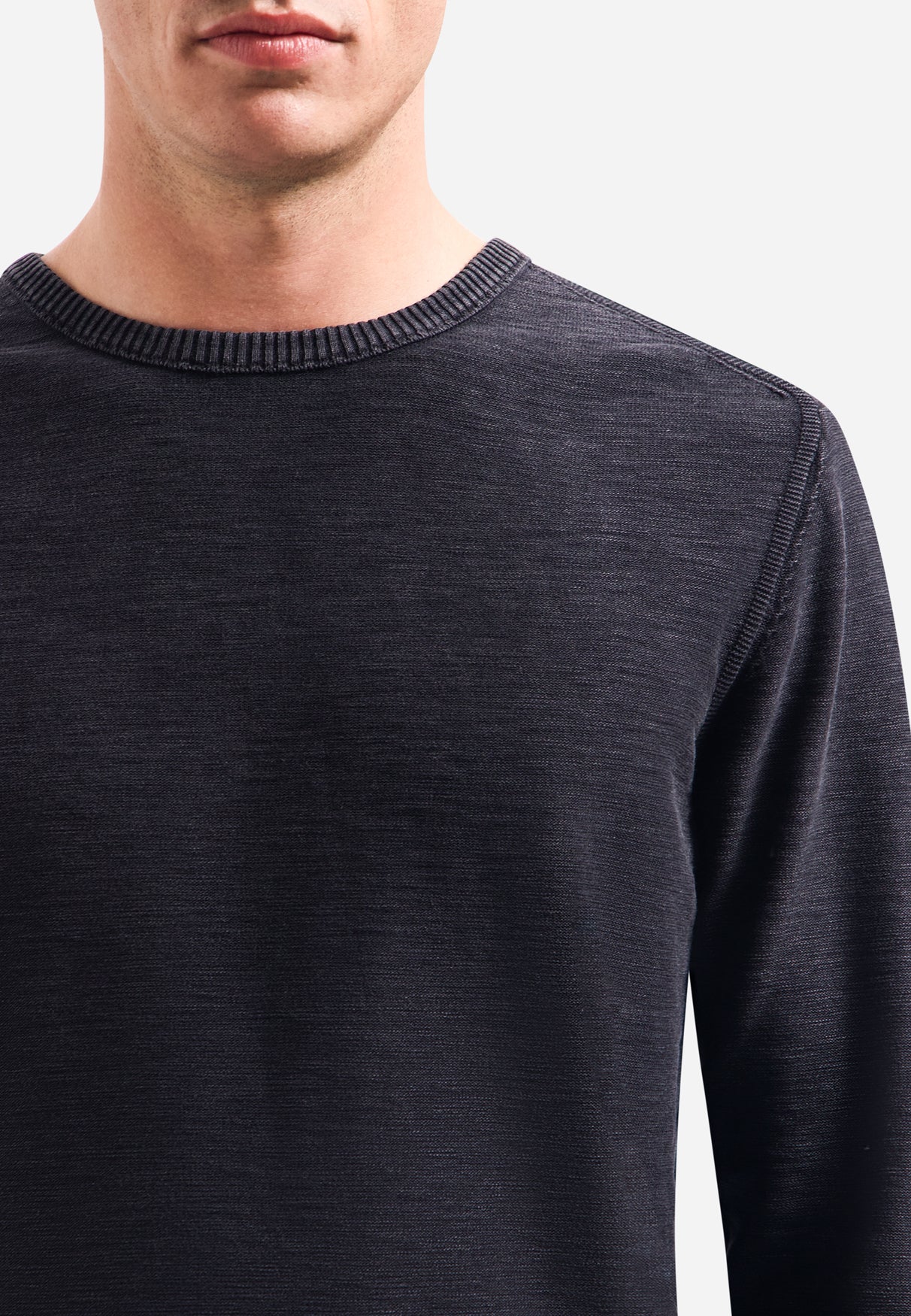 Pull Délavé Basics Intemporels | Black