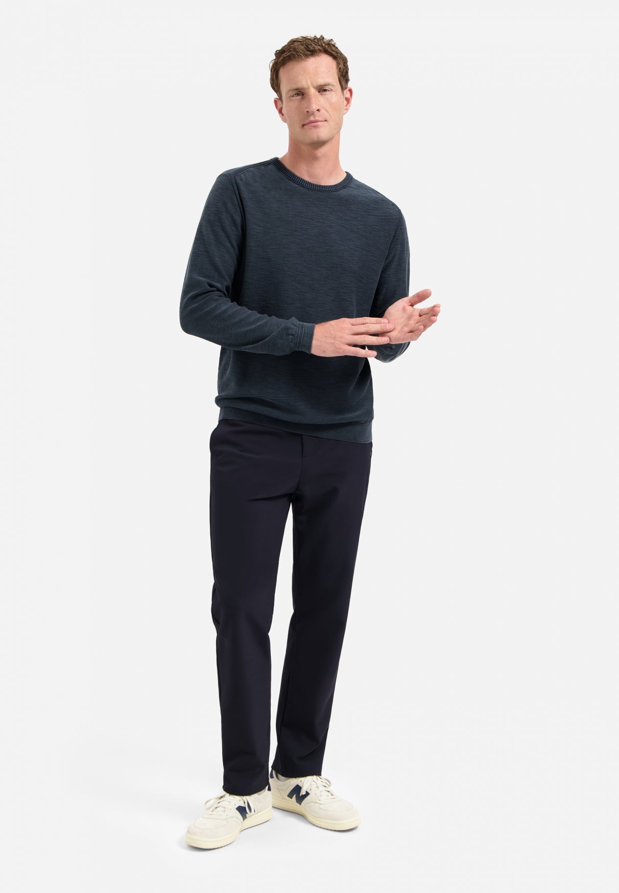 Timeless Basics Stone Washed Jumper | Night