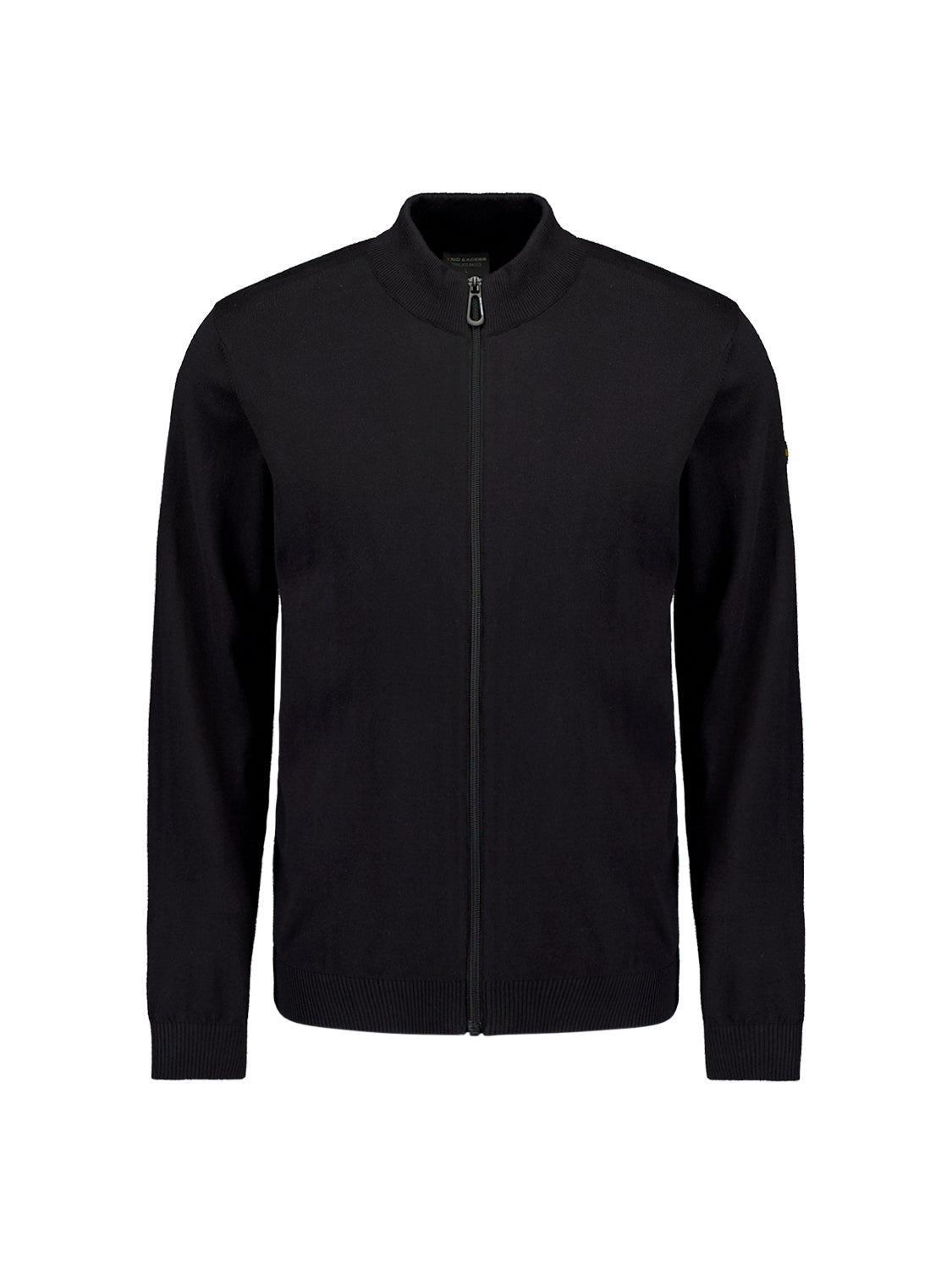 Timeless Basics Melange Cardigan | Black