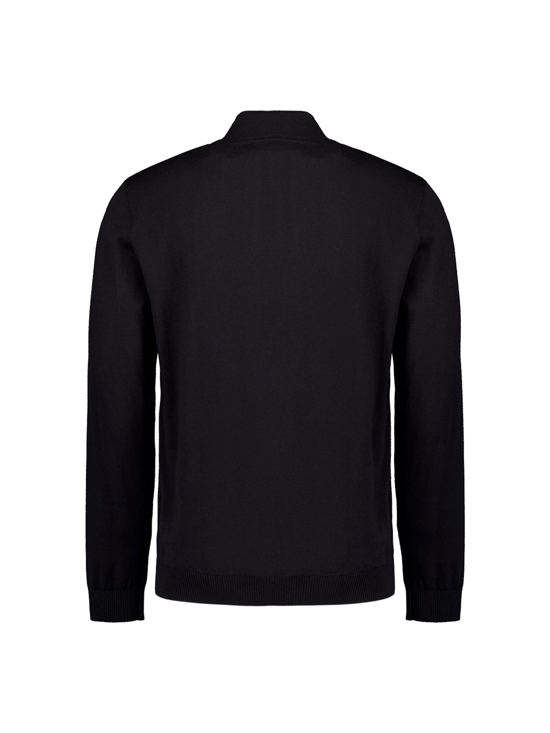 Timeless Basics Melange Cardigan | Black