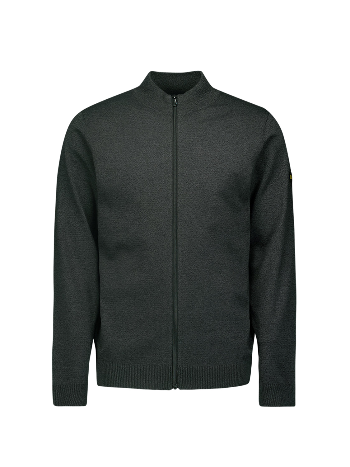 Timeless Basics Melange Cardigan | Dark Grey