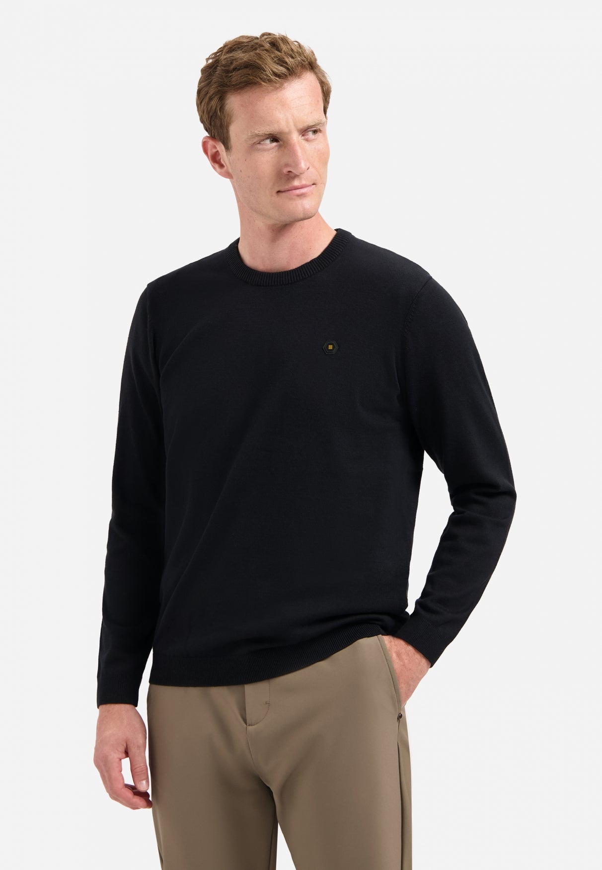 Timeless Basics Melange Jumper | Black